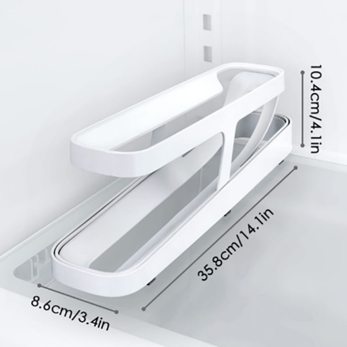 Egg Tray Organizer Box, White (0)