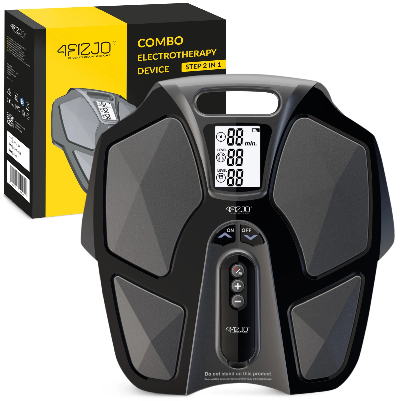 4FIZJO STEP 2-in-1 Foot and Leg Electrostimulator with TENS & EMS