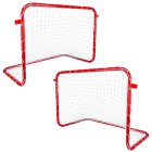 Carruzzo Portable Football Goal Set for Kids, 2 Pack