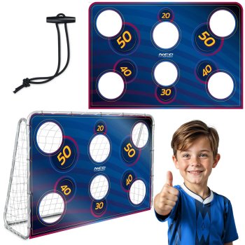 Neo-Sport Target Practice Goal Net 215 x 150 cm - Precision Training Soccer Accessory