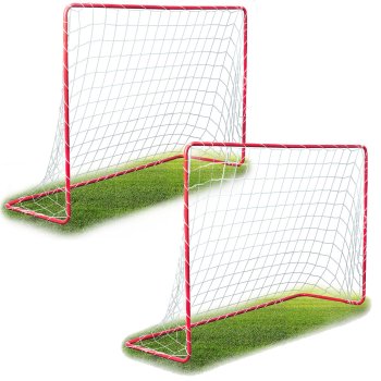 Neo-Sport Large Soccer Goal Set, 2-Pack, 183 x 122 61 cm, Durable and Portable