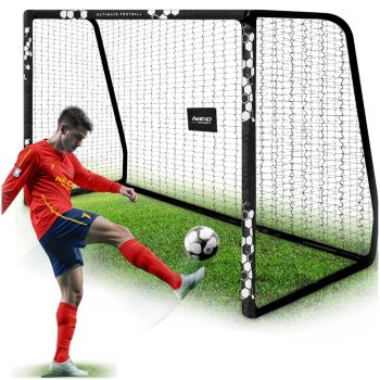 Neo-Sport Hexagon Soccer Goal 300x200x120 cm - Durable & Easy Setup Football Net NS-472