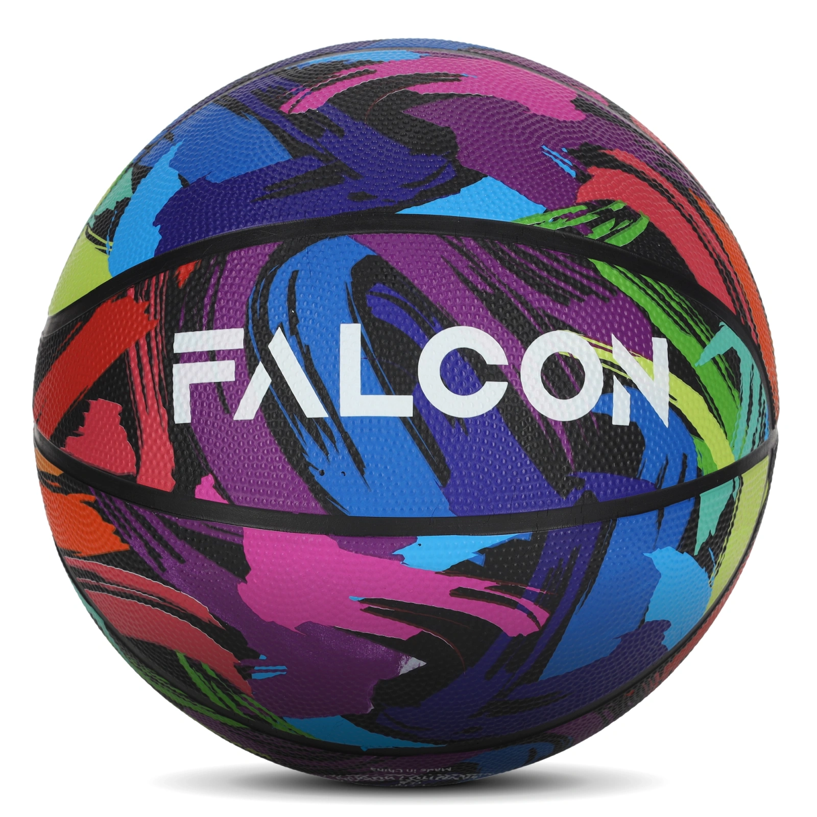 Falcon Size 7 Basketball for Indoor & Outdoor Play, multicolor