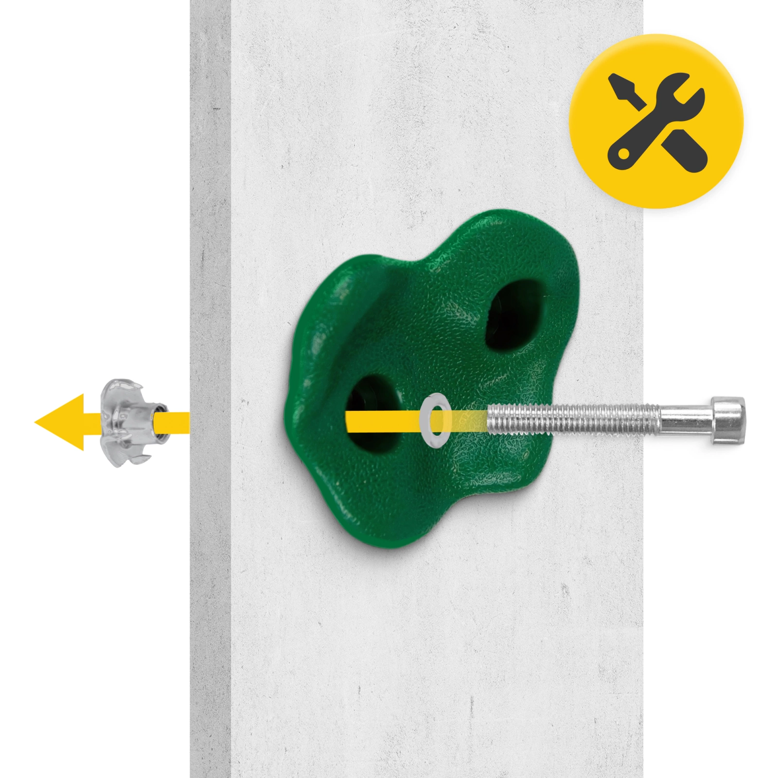 4FIZJO Kids Climbing Holds Set, 10 pcs, multicolour (2)