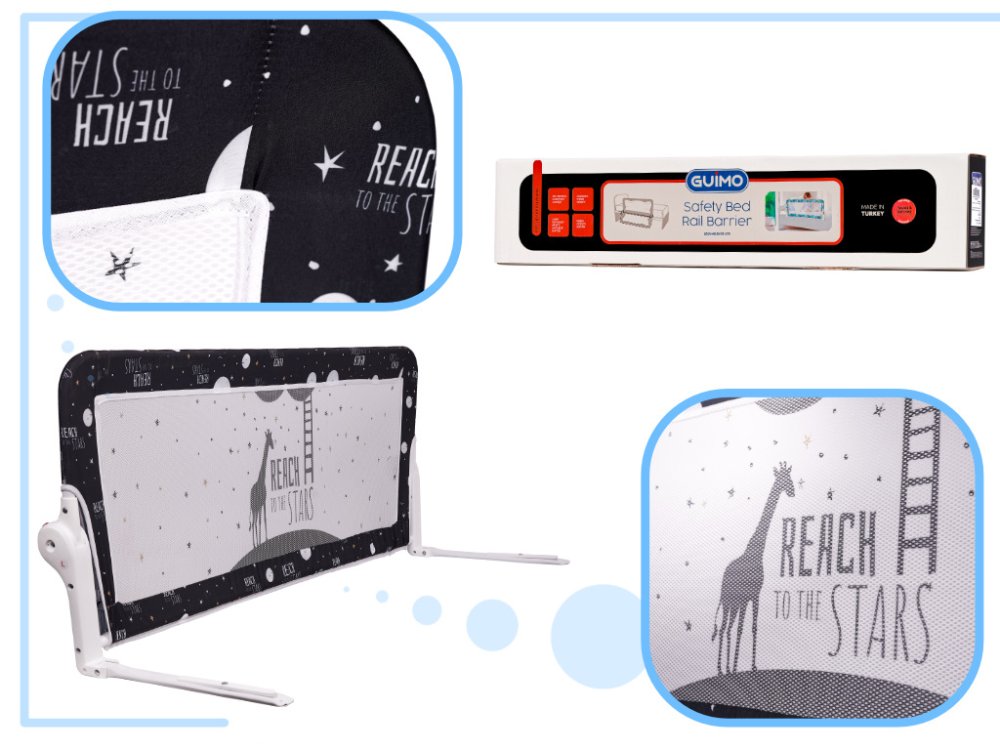 Baby Toddler Side Safety Protective Rail Barrier Bed 150 cm (0)