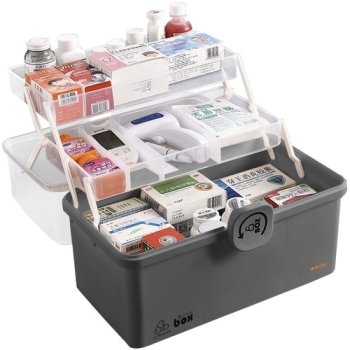 Ruhhy 24499 Medicine Organizer Storage Box