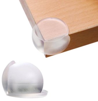 Child Baby Safety Round Silicone Protector Table Corner, 4 pcs.