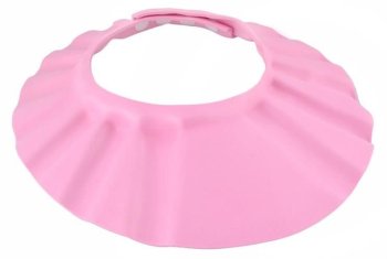 Baby Bathing Cap Brim 13-15 cm, Pink
