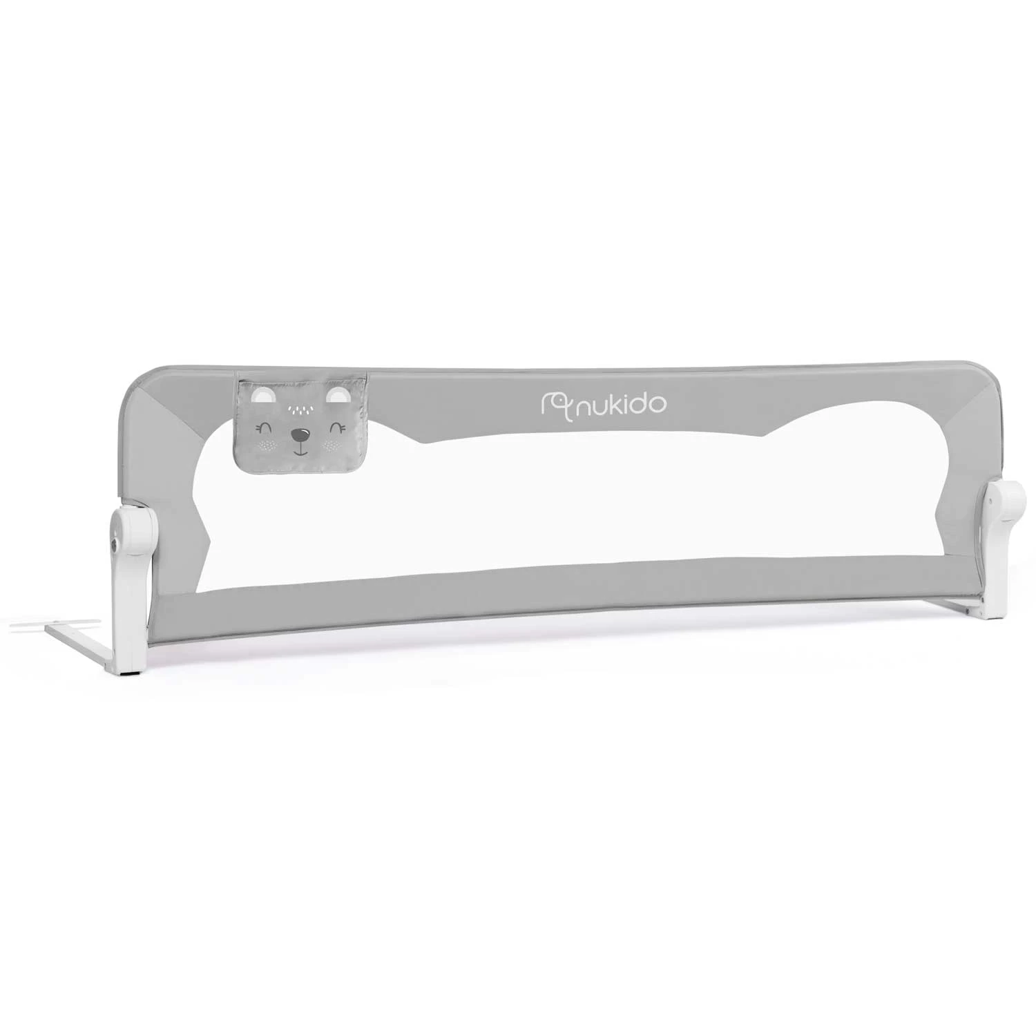 Nukido Bed Safety Rail, Guard, Barrier, 150x42 cm, Grey (0)