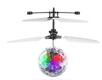Flying LED disco ball