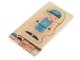 Wooden educational puzzle \"Montessori\" anatomy, studying the parts of the body, boy