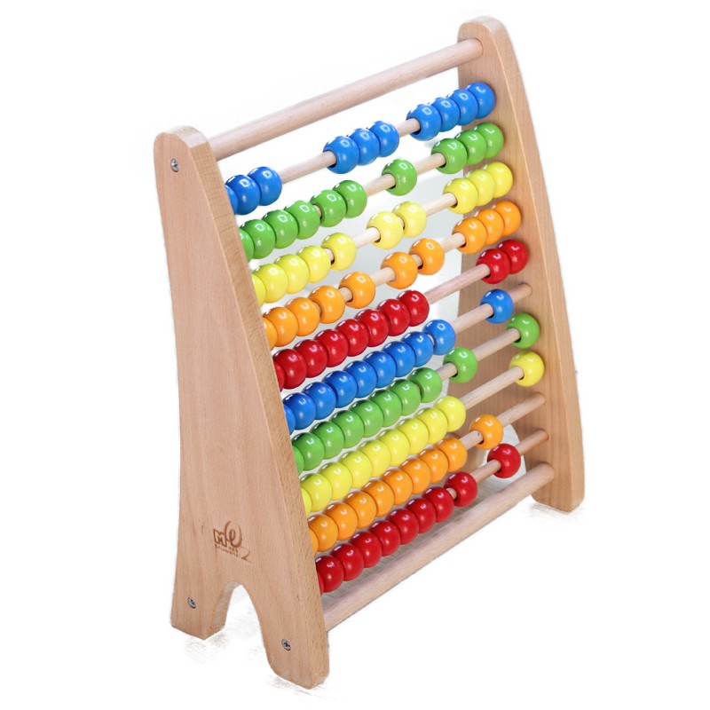 Large Wooden Educational Abacus for Kids Mwz-0109 (0)