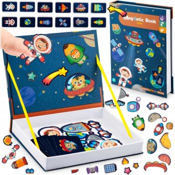 Ricokids Cosmos Magnetic Book Educational Toy RK-770