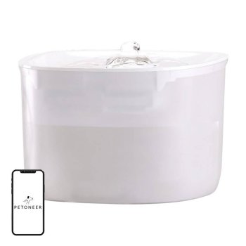 Petoneer Fresco EzGo Smart Pet Fountain 2L with App Control & UV Sterilization