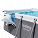 Bestway 56441 Rectangular Frame Pool Set 404 x 201 x 100 cm, 11-in-1