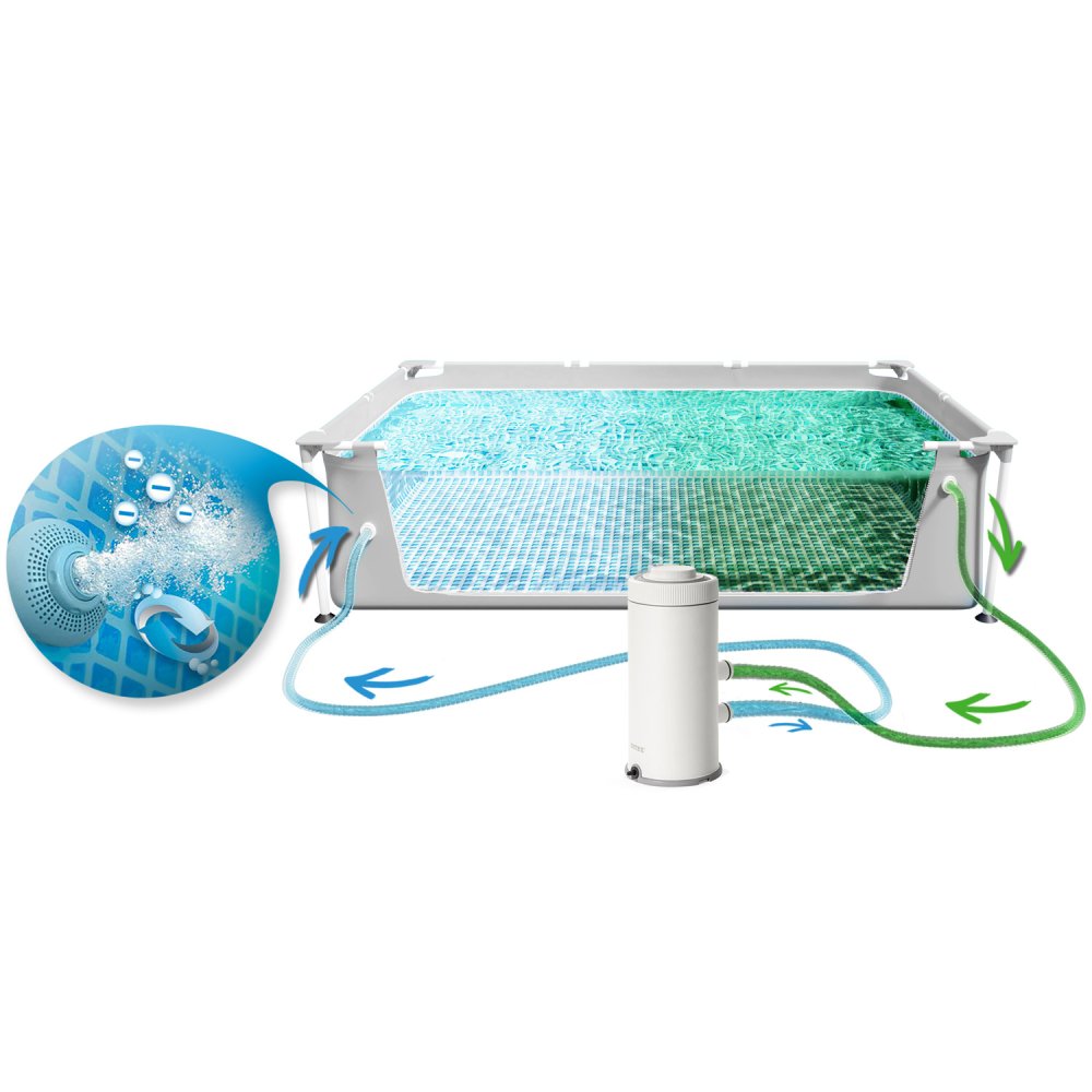 Intex 26784 Prism Frame Rectangular Pool Set, 300 x 175 x 80 cm (1)