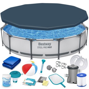 Bestway Frame Pool Set 366 x 76 cm with Accessories 16-in-1 56416