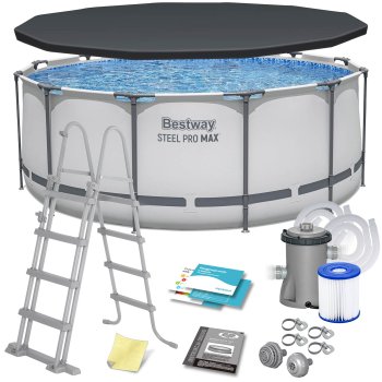 Bestway 56420 Frame Pool Set 366 x 122 cm 6-in-1