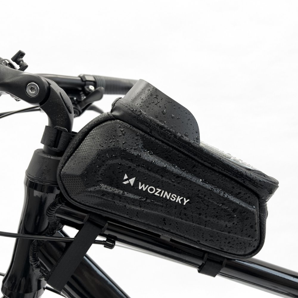 Wozinsky Bike Frame Bag Phone Cover 1.7L, Black (0)