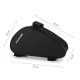 Wozinsky Bikes Waterproof Front Tube Bag for Smartphone Keys 1.5L, Black