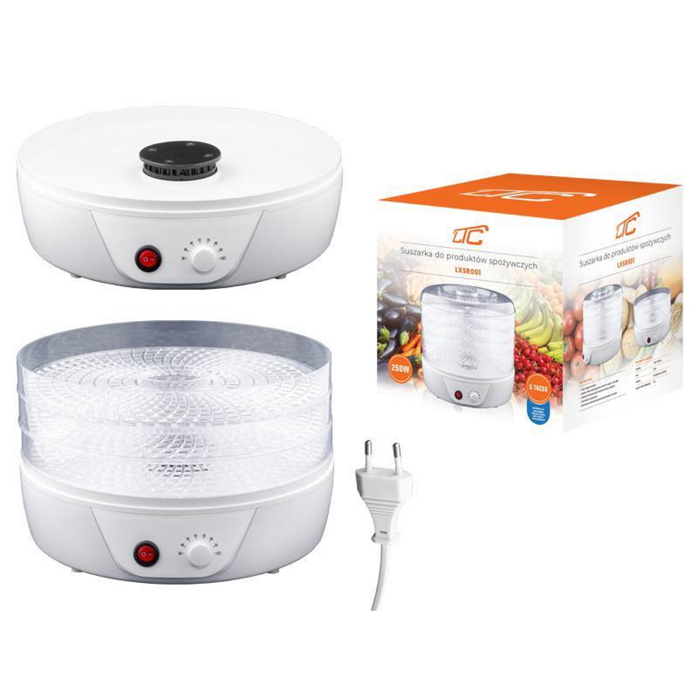 Food Dehydrator LTC SR001, 250 W, White (0)