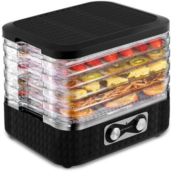 Berdsen BD-692 Food Dehydrator with 5 Trays, 10L, black