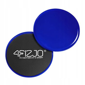 4Fizjo Sliding Plates Gliding Discs Sliders, 2 pcs., Blue