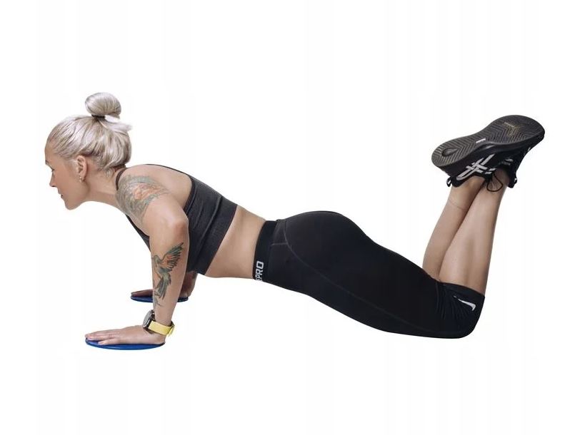 4Fizjo Sliding Plates Gliding Discs Sliders, 2 pcs., Black (2)