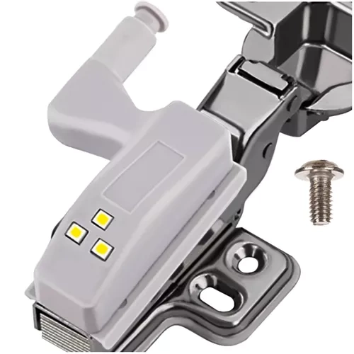 LED Cabinet Hinge Light 3-LED Automatic On/Off Closet Light 23025