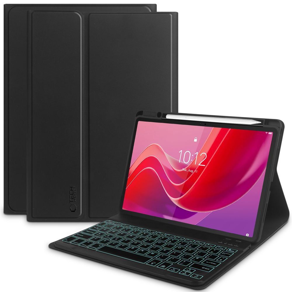 Lenovo Tab M11 11'' (TB-330FU) Tech-Protect SC Pen Case Cover with Bluetooth Keyboard, Black
