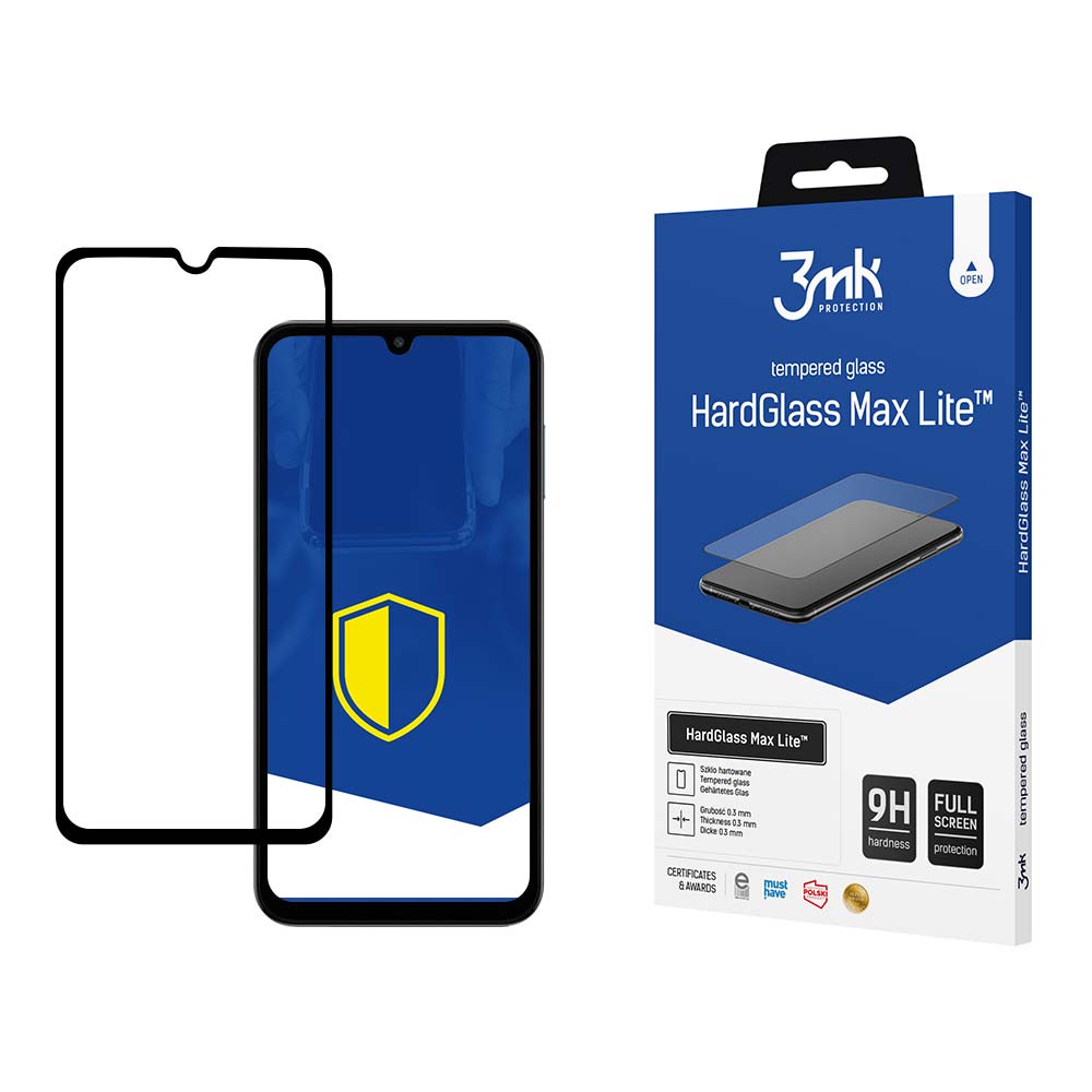 Samsung Galaxy M15 5G 3MK HardGlass Max Lite 5D Tempered Glass Screen Protector