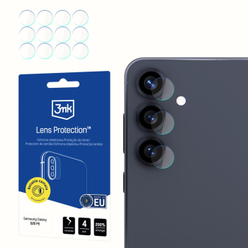 Samsung Galaxy S25 FE (SM-S731B / DS) 3MK Lens Protection Back Camera Tempered Glass Protector, 4 pcs.