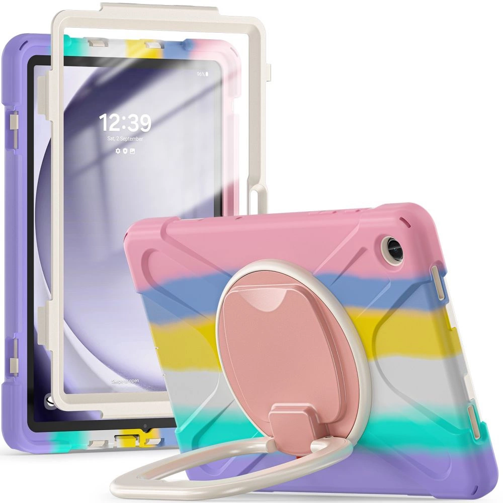 Samsung Galaxy Tab A9+ Plus (SM-X210, X215, X216B) Tech-Protect X-Armor Hard Case Cover, Pink and Blue