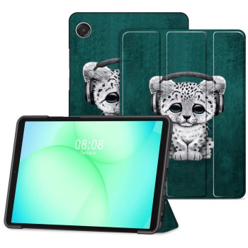 Samsung Galaxy Tab A9+ Plus / A11+ Plus Trifold Tech-Protect SmartCase Protective Cover Case, Green