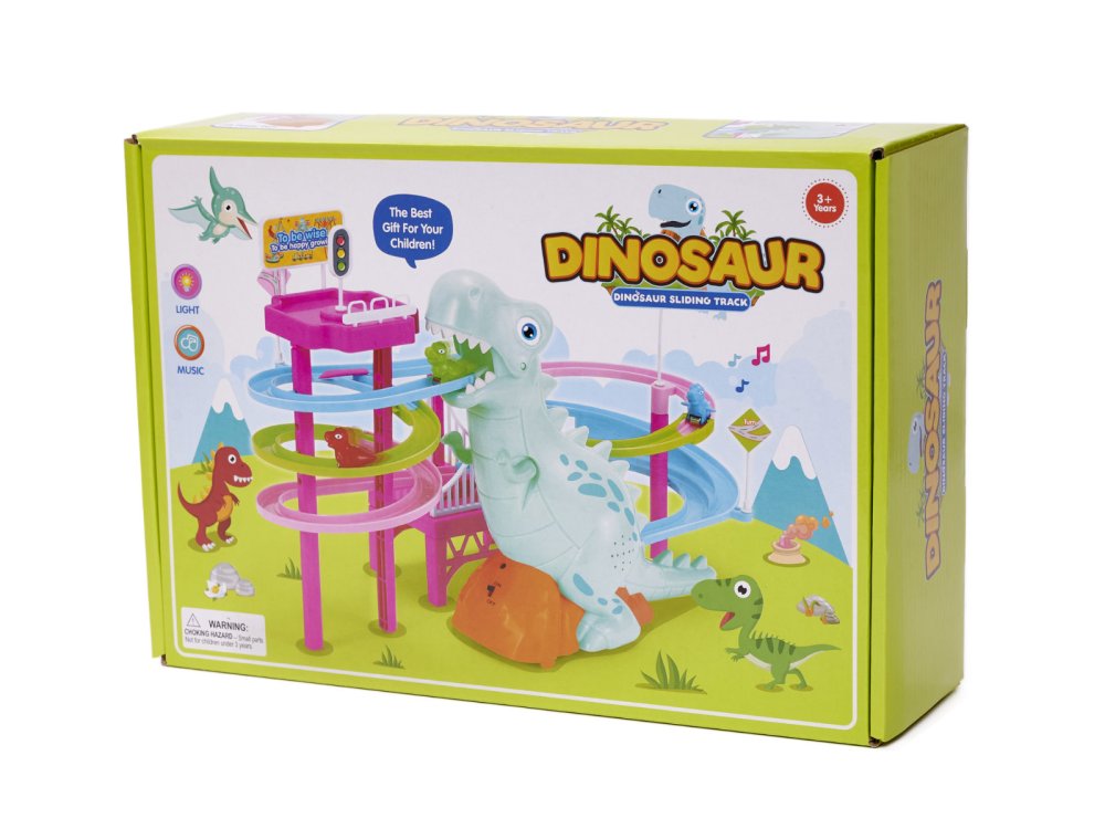 Kids Toy Slide Track Race, Dinosaurs (7)