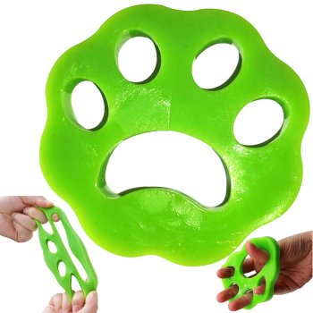 Washing Machine Lint and Pet Hair Remover, 2 pcs, 9 × 1.5 cm, Green and Orange