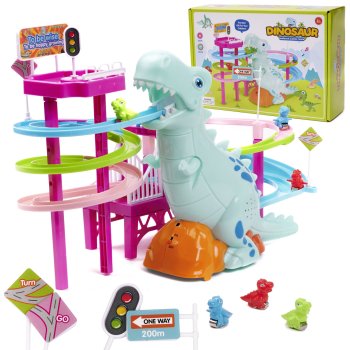 Kids Toy Slide Track Race, Dinosaurs
