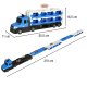 Children Car Truck Transporter Vehicles Carry Toy + track, blue