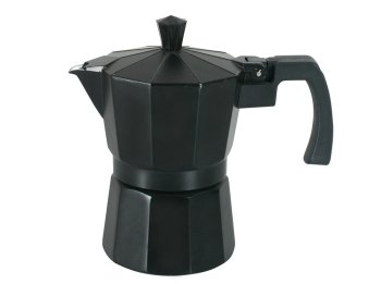 Moka Pot Espresso Coffee Maker 150ml, Black