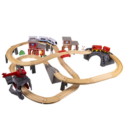 Wooden Railway Train Kruzzel 22754 (2)