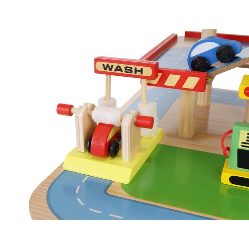 Toy Wooden Parking Garage 22446 (1)