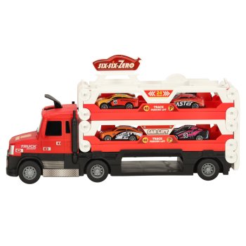 Children Car Truck Transporter Vehicles Carry Toy + track