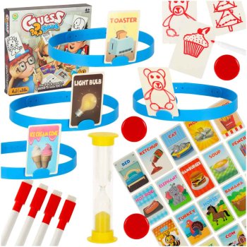 Guess Who I Am? Family Party Drawing Game for Kids