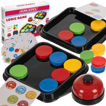 Kruzzel 24671 Speed Logic Puzzle Game with Bell