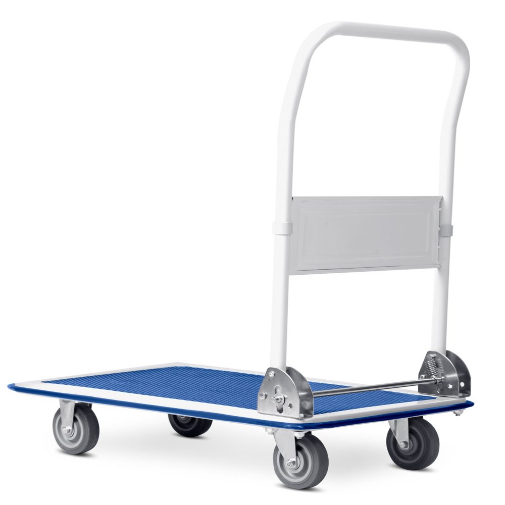 Humberg HM-506 Folding Platform Trolley 300 kg, white and blue (0)
