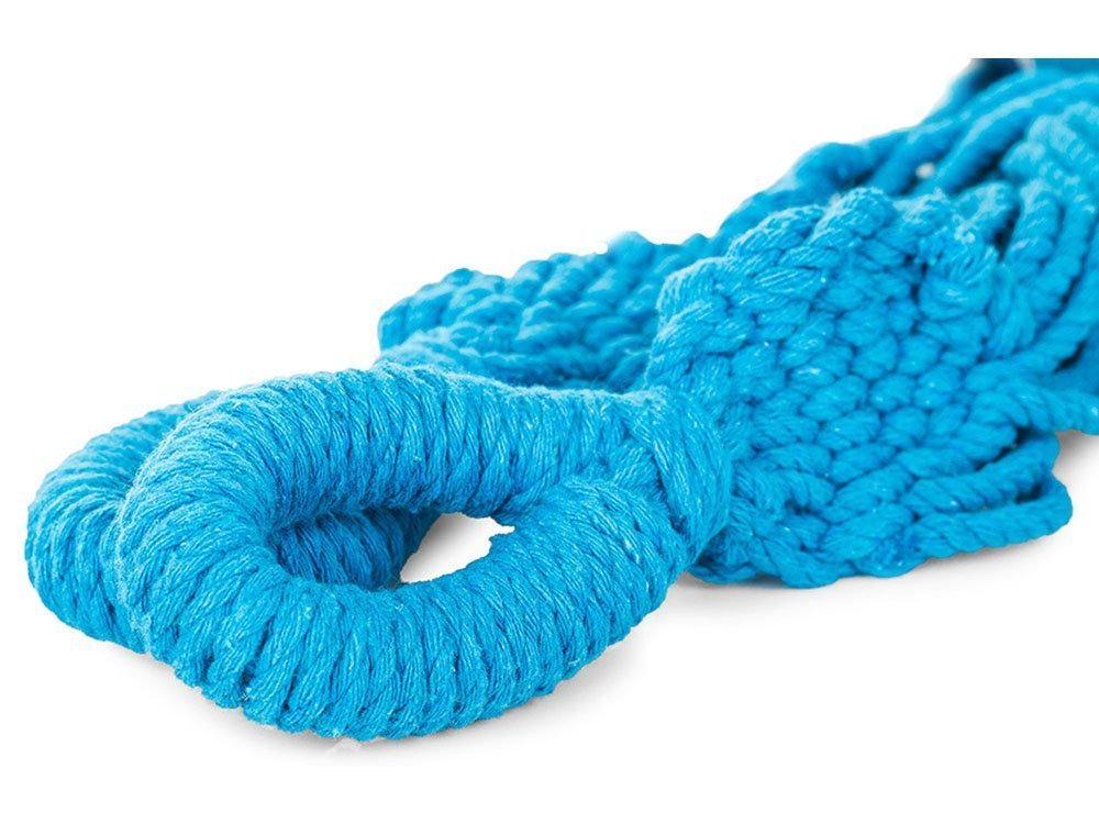 Garden Home Single Hammock - 200x80 cm, Blue-Yellow (3)