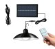 Outdoor Garden Light Solar Night LED Lamp (Chandelier) with Solar Panel (Battery) and Remote Control