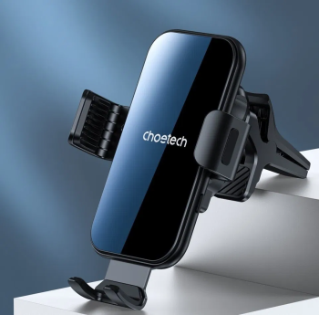 Choetech T201-F Car Phone Holder with Wireless Charger foe Air Vent 15W, Black