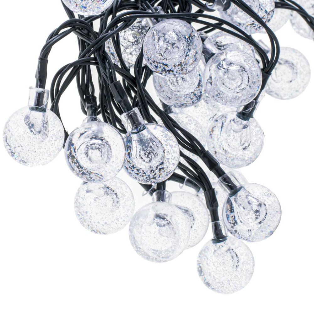 Solar Garden Lights Balls Garland 7m 50LED, Cold White (0)