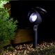 Garden Night Lamp with Solar Batteries with Sensor, Black